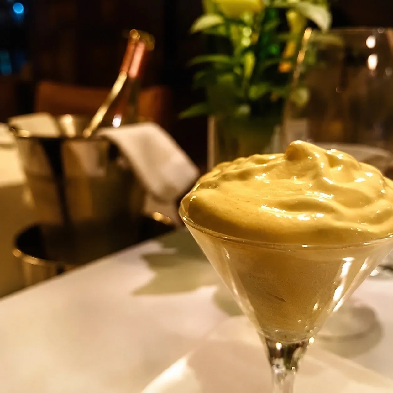 Dessert cremoso in coppa